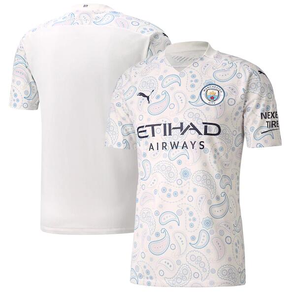 Manchester City Football Kit Third Soccer Jersey Player Version 2020/21